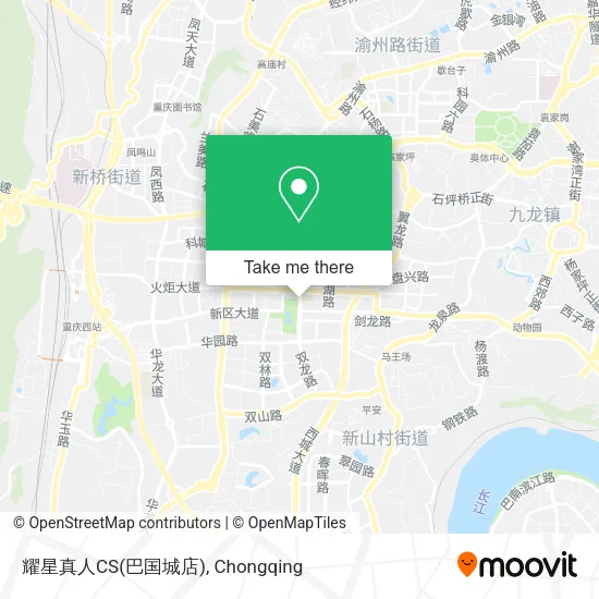 耀星真人CS(巴国城店) map