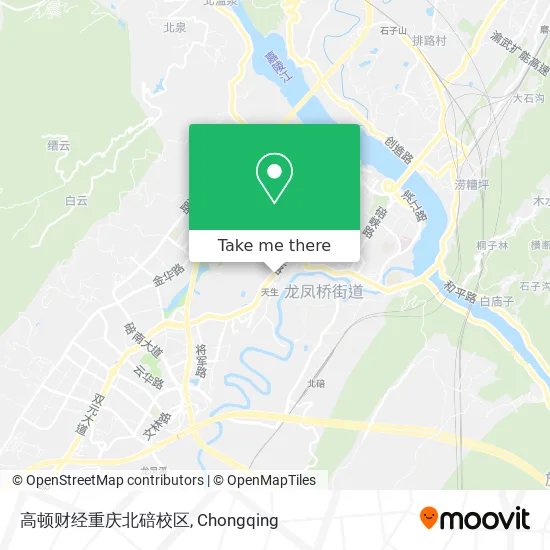 高顿财经重庆北碚校区 map