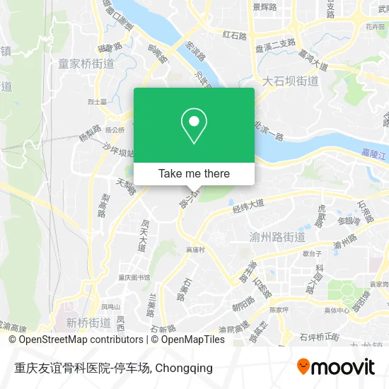 重庆友谊骨科医院-停车场 map
