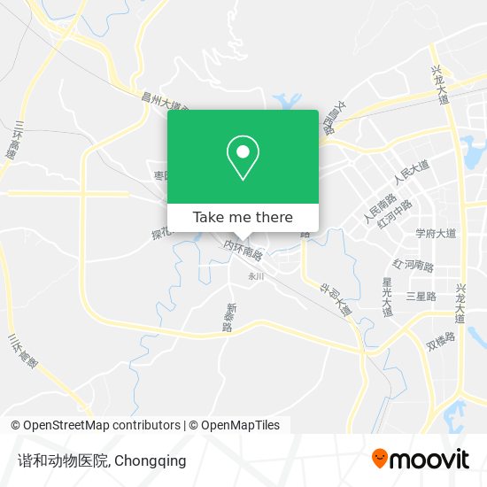 谐和动物医院 map