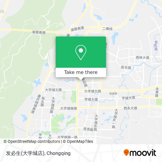 发必生(大学城店) map
