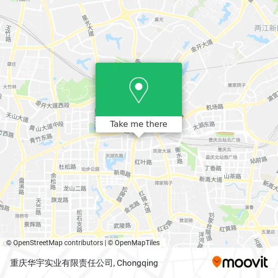 重庆华宇实业有限责任公司 map
