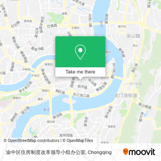渝中区住房制度改革领导小组办公室 map