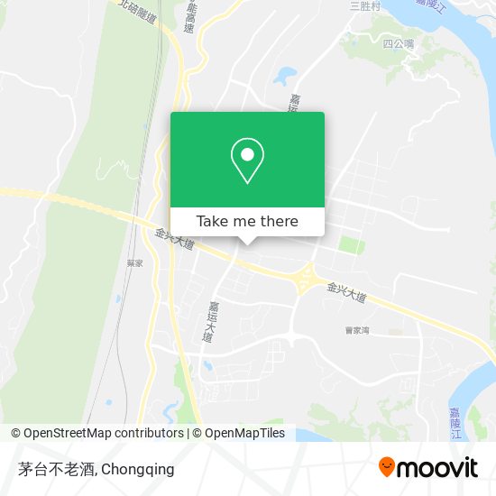 茅台不老酒 map