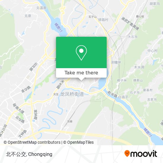 北不公交 map