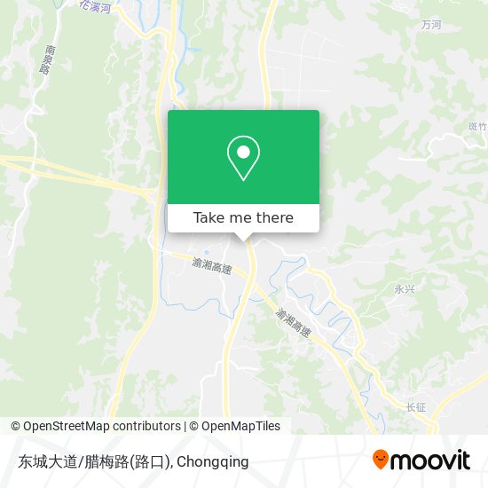 东城大道/腊梅路(路口) map