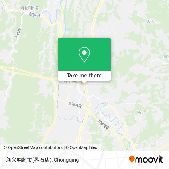 新兴购超市(界石店) map
