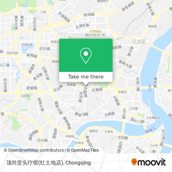 顶尚堂头疗馆(红土地店) map
