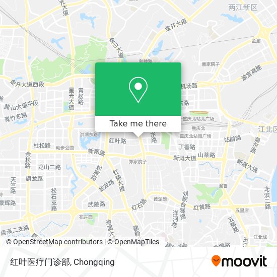 红叶医疗门诊部 map