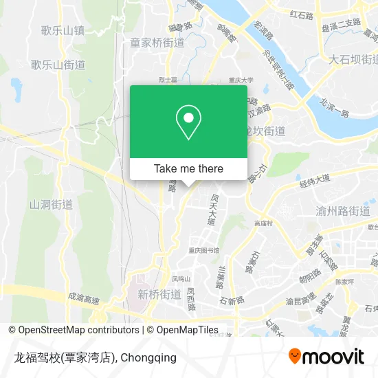 龙福驾校(覃家湾店) map