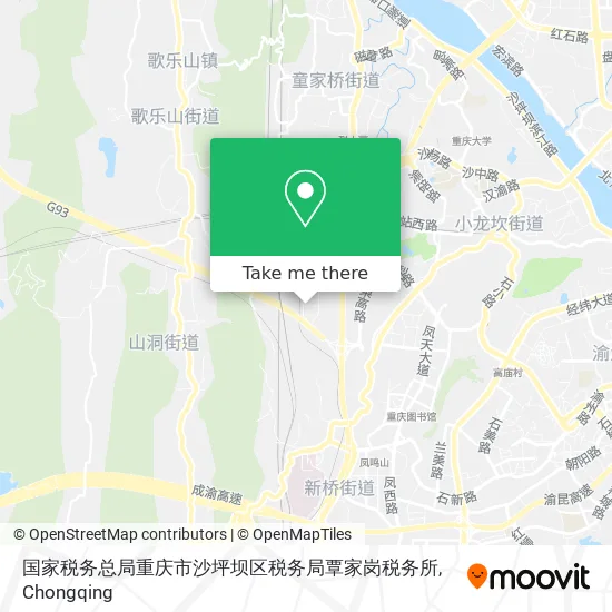 国家税务总局重庆市沙坪坝区税务局覃家岗税务所 map