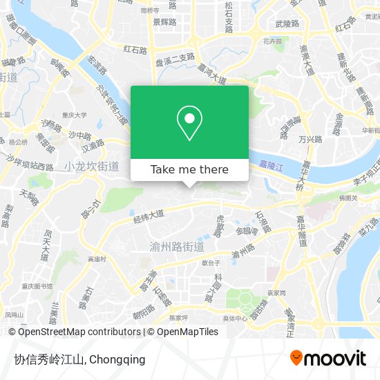 协信秀岭江山 map
