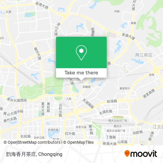 韵海香月茶庄 map