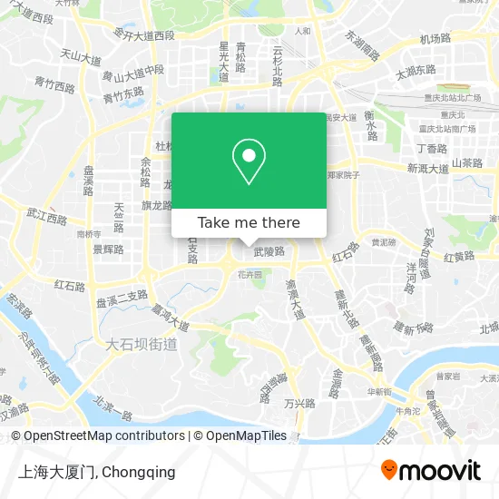 上海大厦门 map