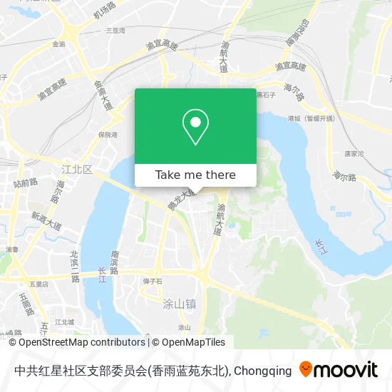 中共红星社区支部委员会(香雨蓝苑东北) map