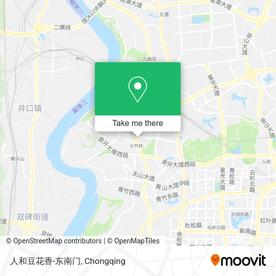 人和豆花香-东南门 map