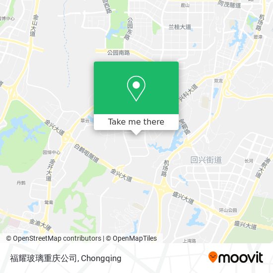 福耀玻璃重庆公司 map