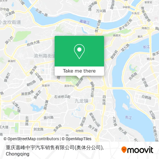 重庆嘉峰中宇汽车销售有限公司(奥体分公司) map