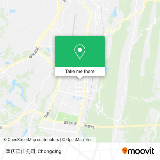 重庆滨佳公司 map