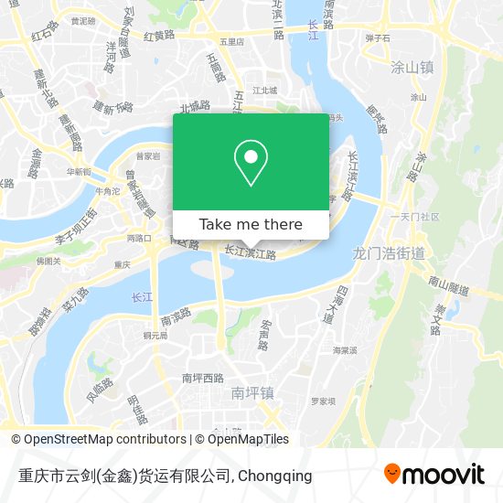 重庆市云剑(金鑫)货运有限公司 map