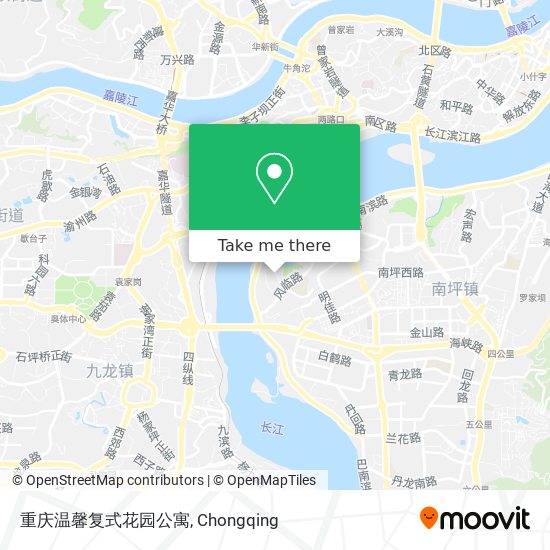 重庆温馨复式花园公寓 map