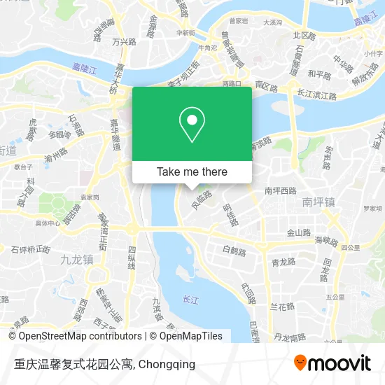 重庆温馨复式花园公寓 map