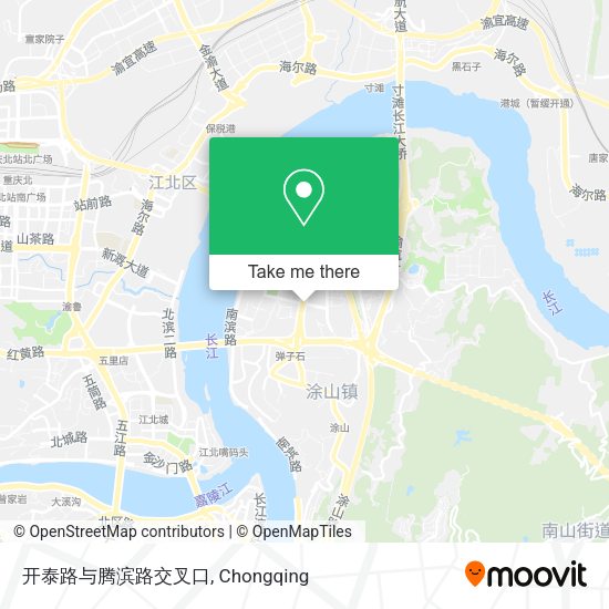 开泰路与腾滨路交叉口 map