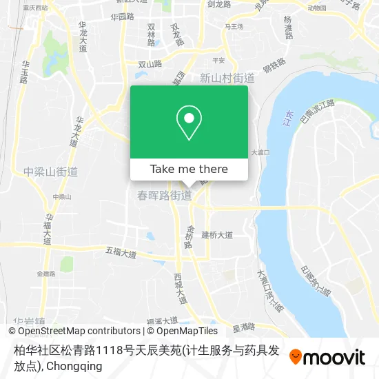 柏华社区松青路1118号天辰美苑(计生服务与药具发放点) map