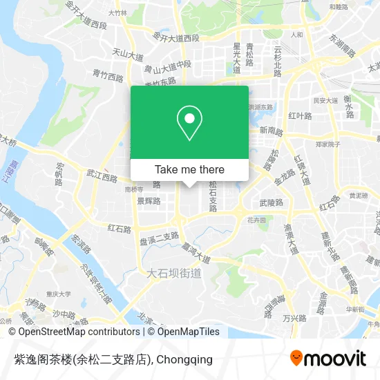 紫逸阁茶楼(余松二支路店) map