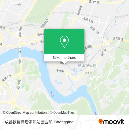 成都铁路局唐家沱站营业部 map