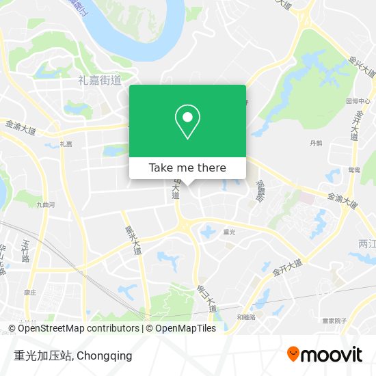 重光加压站 map