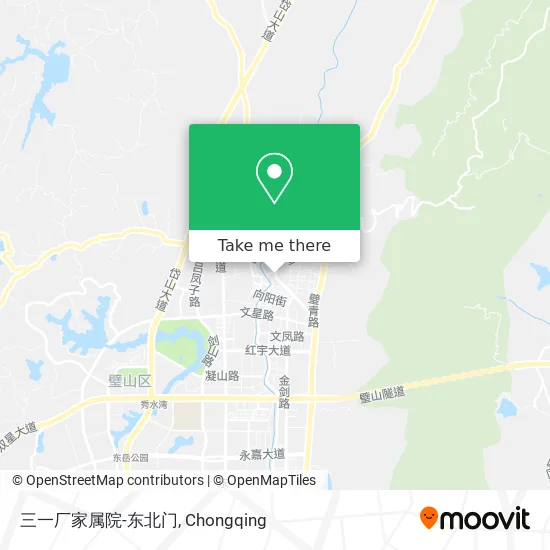 三一厂家属院-东北门 map