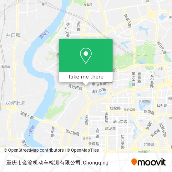 重庆市金渝机动车检测有限公司 map