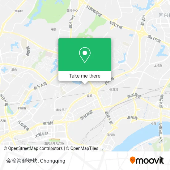 金渝海鲜烧烤 map