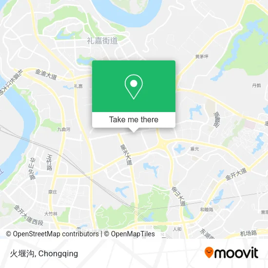 火堰沟 map