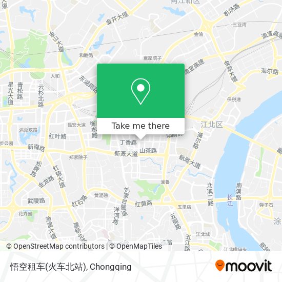 悟空租车(火车北站) map