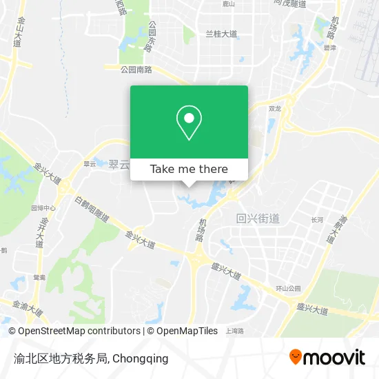 渝北区地方税务局 map