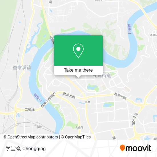 学堂湾 map