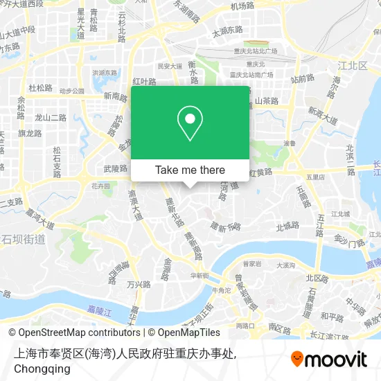 上海市奉贤区(海湾)人民政府驻重庆办事处 map