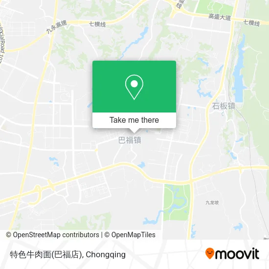 特色牛肉面(巴福店) map