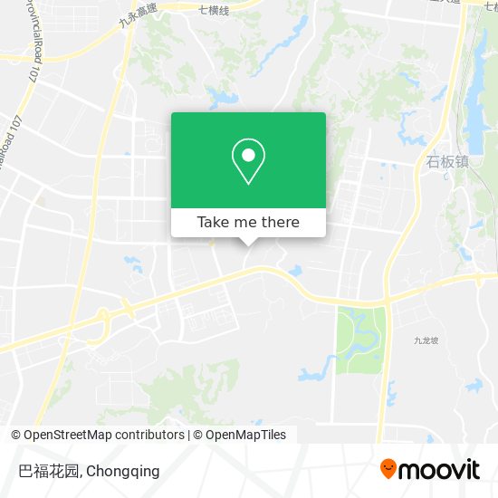 巴福花园 map