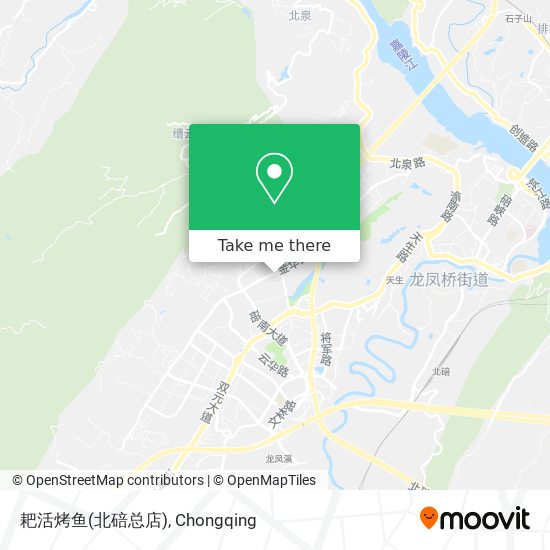 耙活烤鱼(北碚总店) map