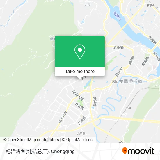 耙活烤鱼(北碚总店) map