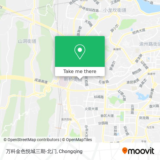 万科金色悦城三期-北门 map