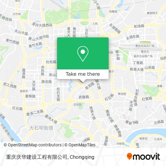 重庆庆华建设工程有限公司 map