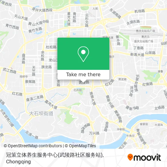 冠策立体养生服务中心(武陵路社区服务站) map