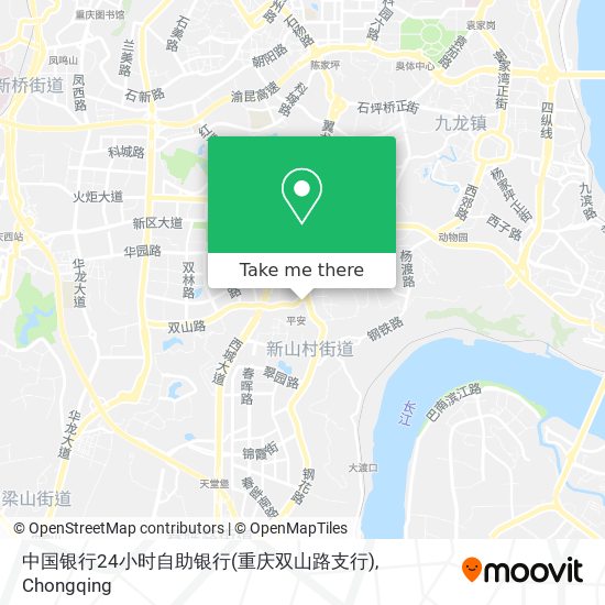 中国银行24小时自助银行(重庆双山路支行) map