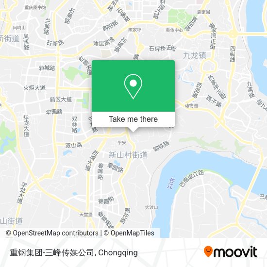 重钢集团-三峰传媒公司 map