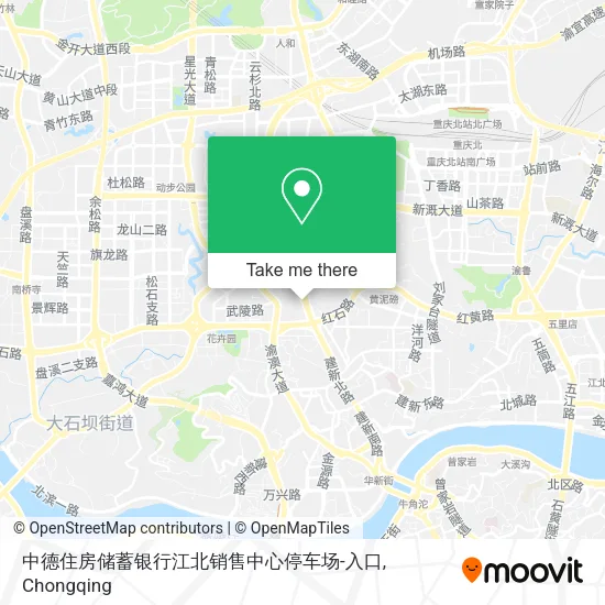中德住房储蓄银行江北销售中心停车场-入口 map