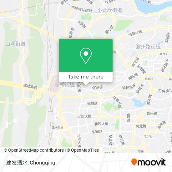 建发酒水 map